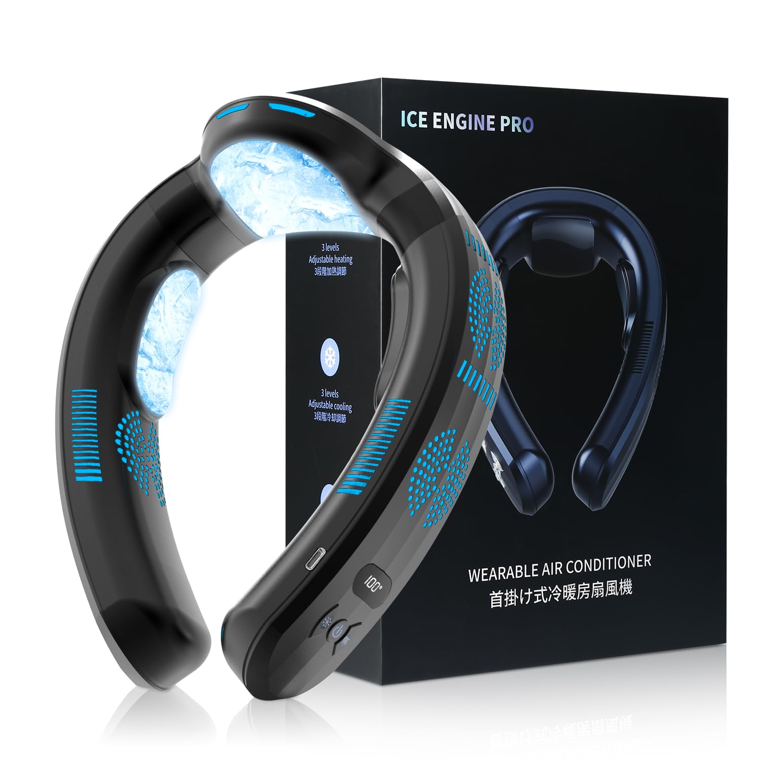 Amazon | ネッククーラー 首掛け扇風機 【2025夏革新＆超高速モーター