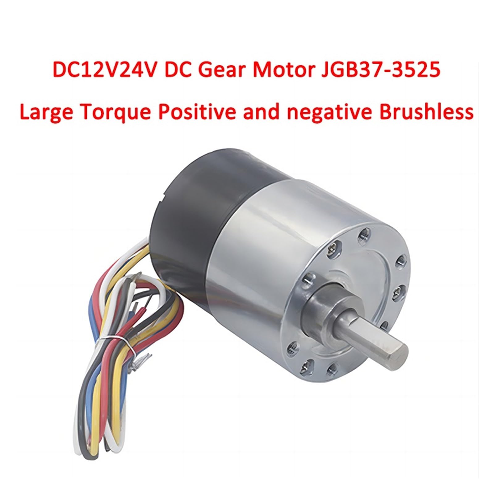 Motore DC 12V Bassa rumorosità Lunga durata Grande coppia Motore DC Brushless positivo e negativo JGB37-3525 -12 Motoriduttori BLDC(PWM,36RPM_12V)