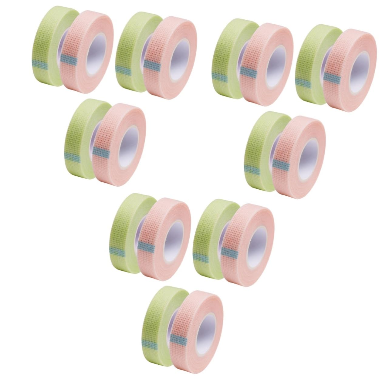 MAGICLULU 18rollos Cinta Transpirable Para Extensiones De Pestañas De Gel Para Aislamiento De Pestañas Para Salones y Casa Sin Irritaciones Alta Transpirabilidad