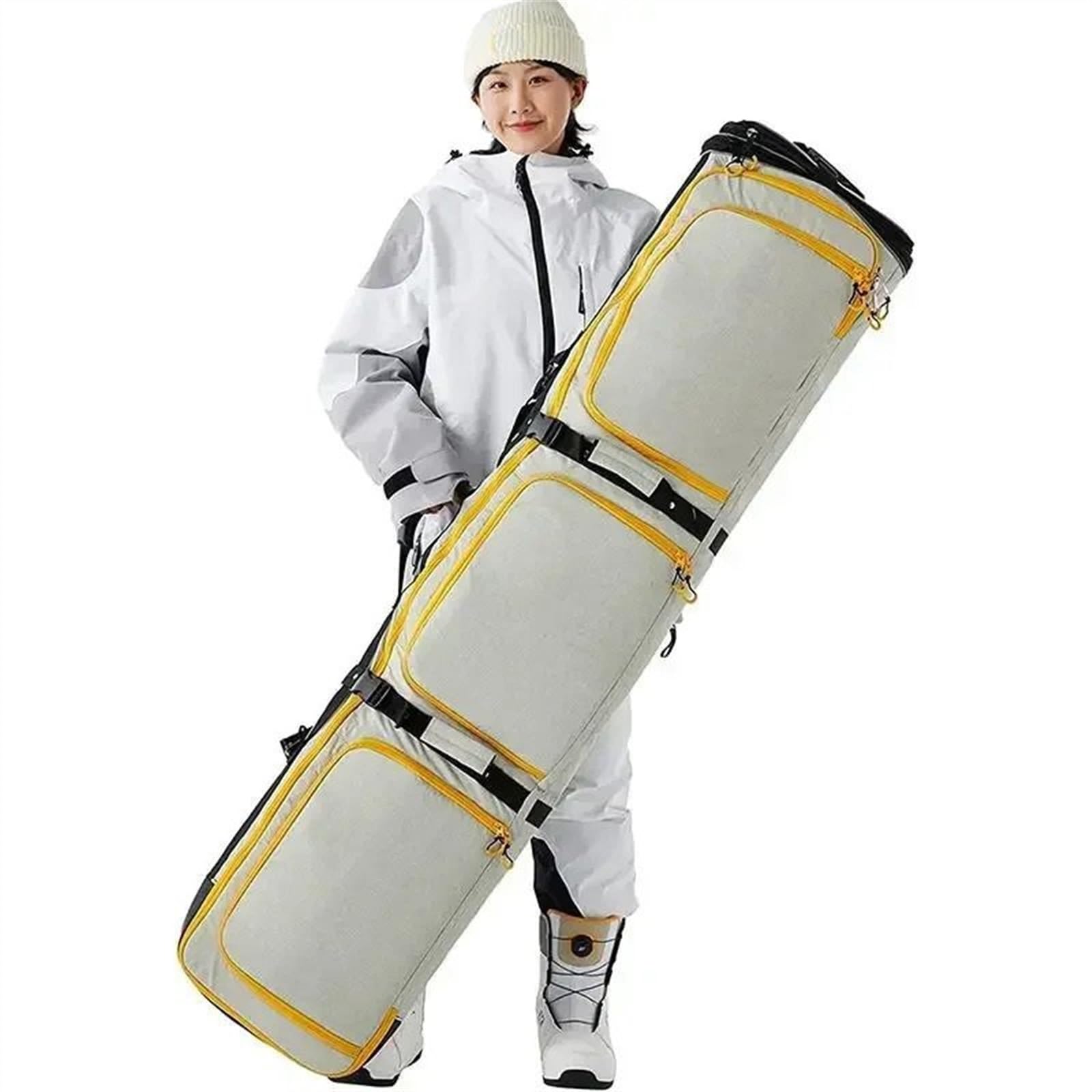 Bolsas para Kit de esquí Bolsa de Botas de esquí portátil, Bolsa Grande de Viaje para Deportes de Invierno, Mochila de esquí, Bolsa de Snowboard con Ruedas Bolsa para Botas de esquí