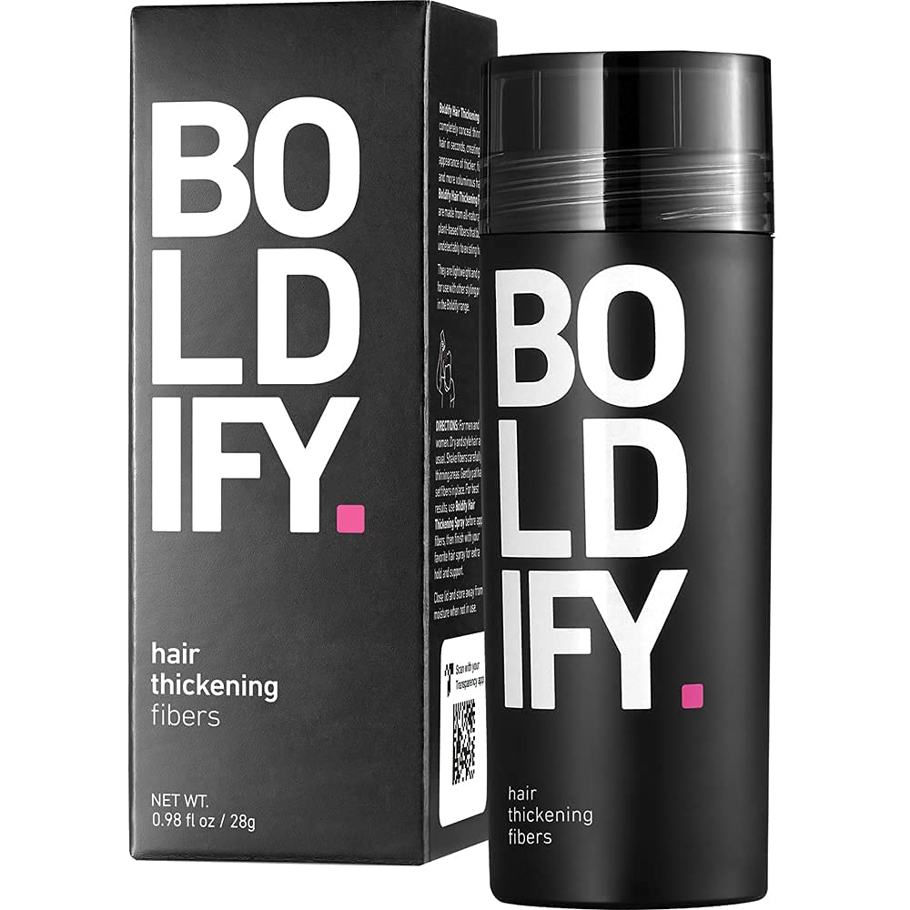Buy ﻿﻿BOLDIFY Hair Fibers for Thinning Hair (BLACK) Undetectable