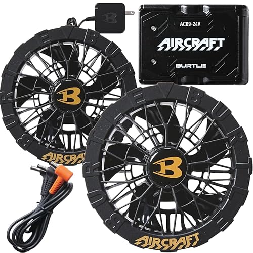 バートル エアークラフト セット 2025 作業服 AC09 AC09-1 (マットブラック)