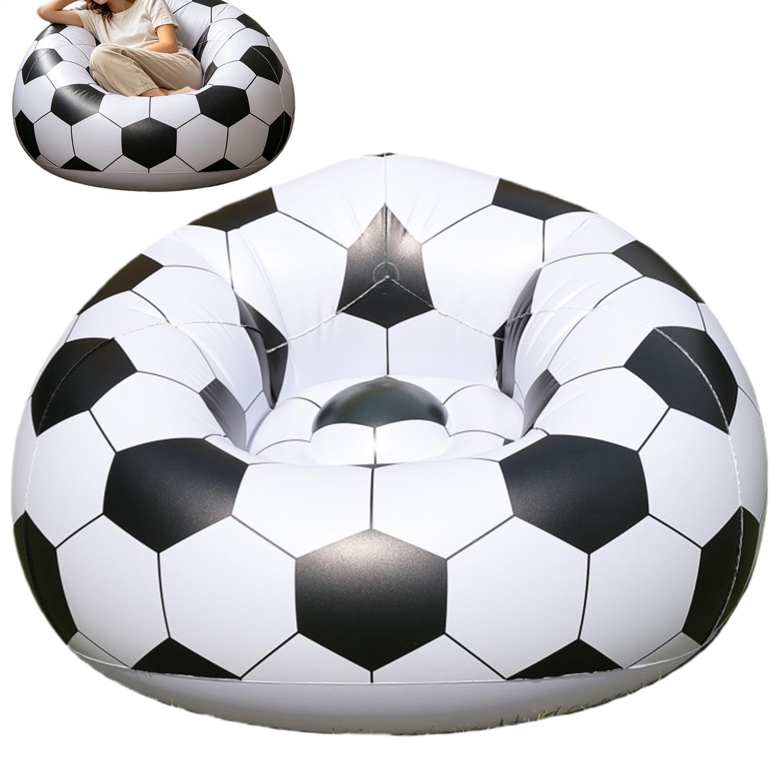 Sofá inflable de 72 pulgadas con respaldo ergonómico y válvula hermética 1