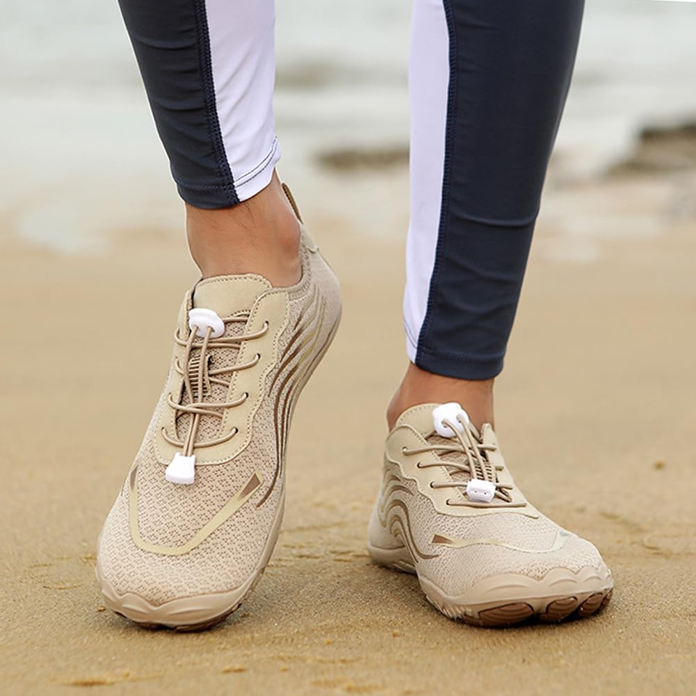 Szybkoschnące trampki wodne unisex oddychająca siateczka cholewka miękka poduszka elastyczne dopasowanie antypoślizgowa podeszwa drenażowa na plażę pływanie fitness podróż