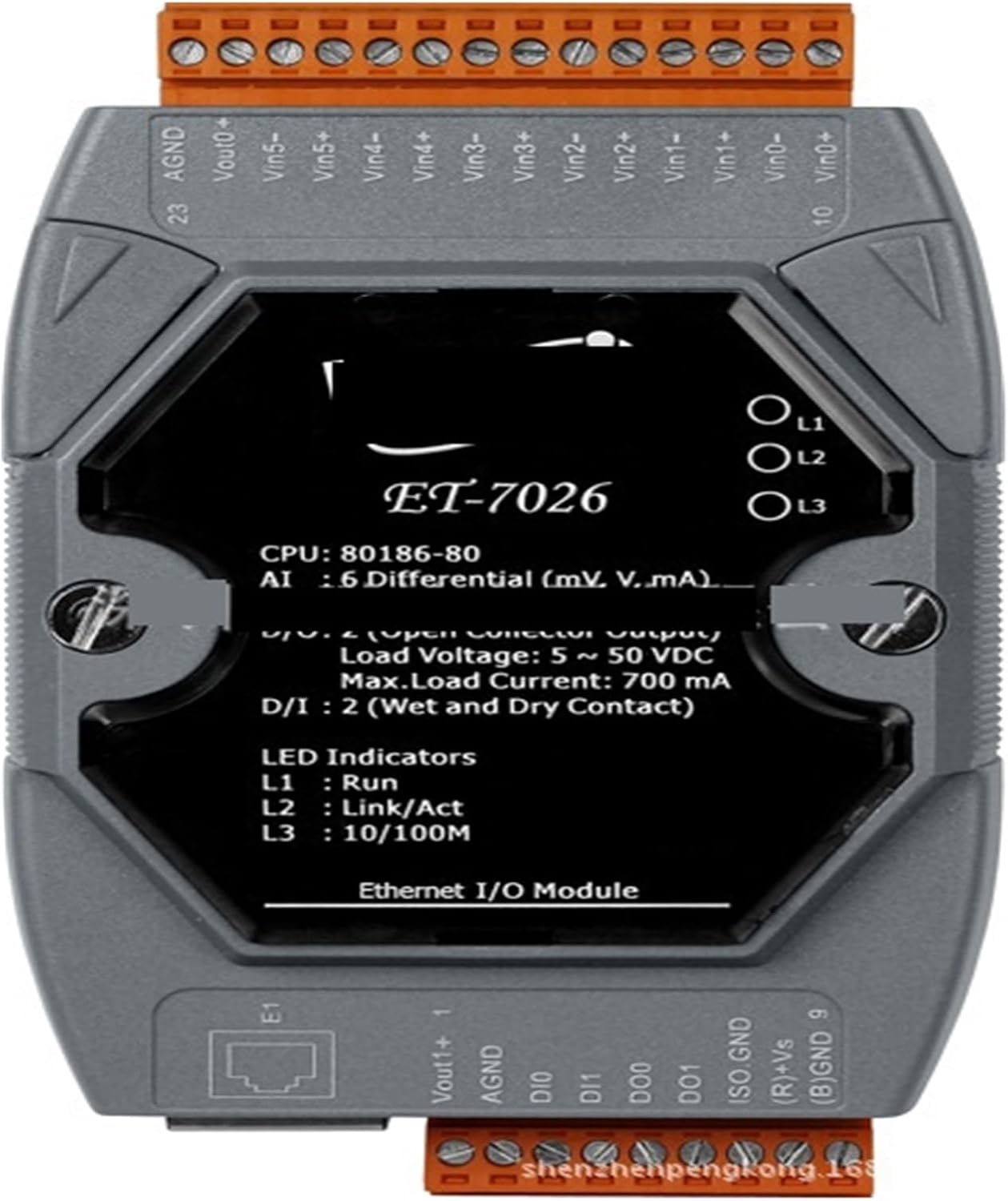 ET-7026 アナログ入出力モジュール ET-7026 | ICP DAS USA Inc - Data Acquisition