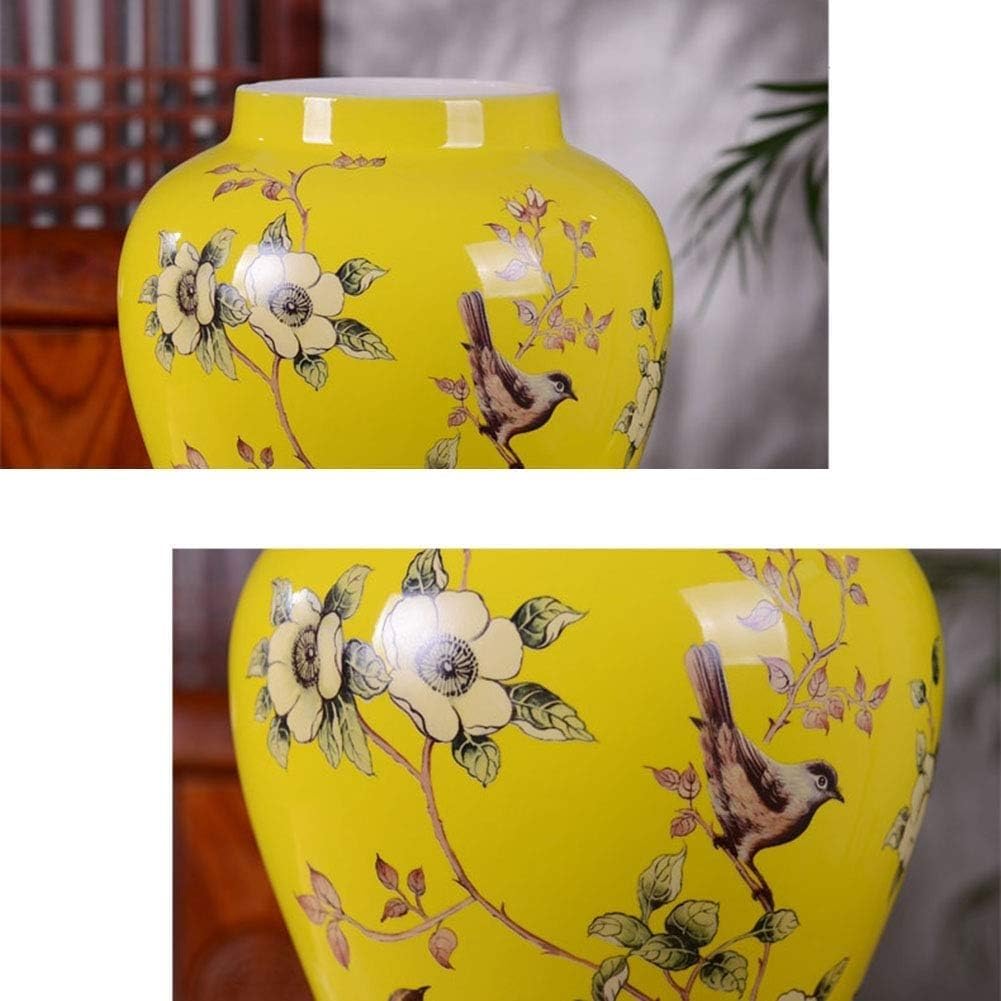 Wystrój domu Ceramiczne wazony na kwiaty do domów Antyczny tradycyjny chiński niebieski i biały wazon porcelanowy (czerwony)