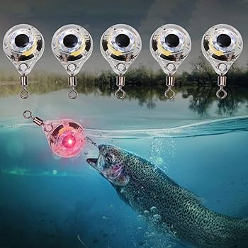 2Pack  Deep Drop Fishing Light LED Underwater Fishing Light Waterproof For Night Fishing Luregreen Light