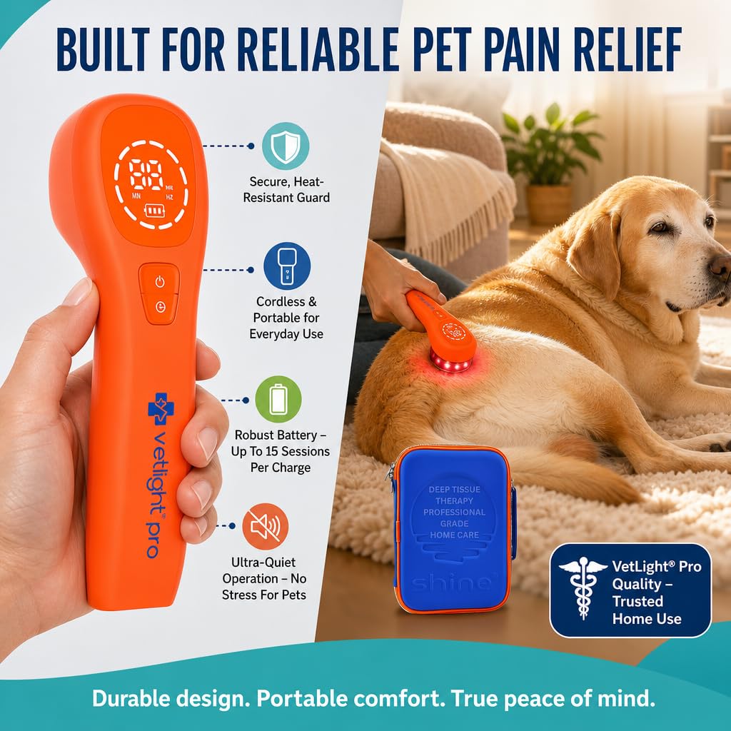 Shine Dispositivo portátil de luz roja VETLIGHT Pro para la Salud de Las Mascotas