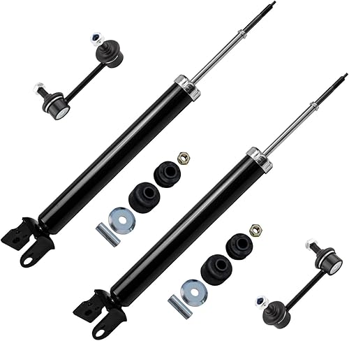 Miniatura 87 de Detroit Axle - Amortiguadores traseros para Chevrolet Equinox GMC Terrain Pontiac Torrent Saturn Vue Suzuki XL-7, 2 Amortiguadores traseros