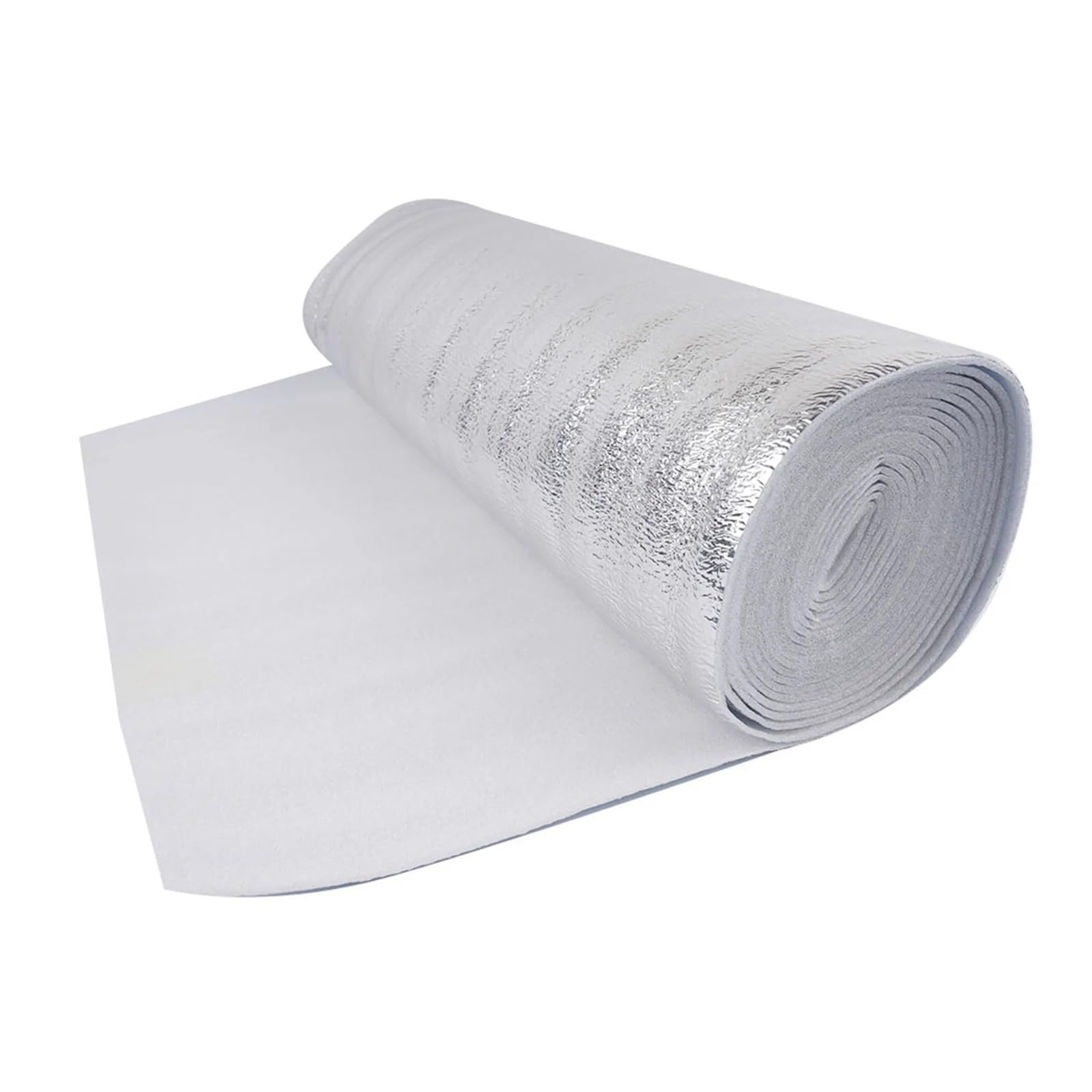 Foil Insulation Roll 1 Roll of Radiator Reflective Film Wall Thermal Insulation Aluminum-Foil Aluminized Films for Ceiling Wall Insulation(Silver 50cm,10m)