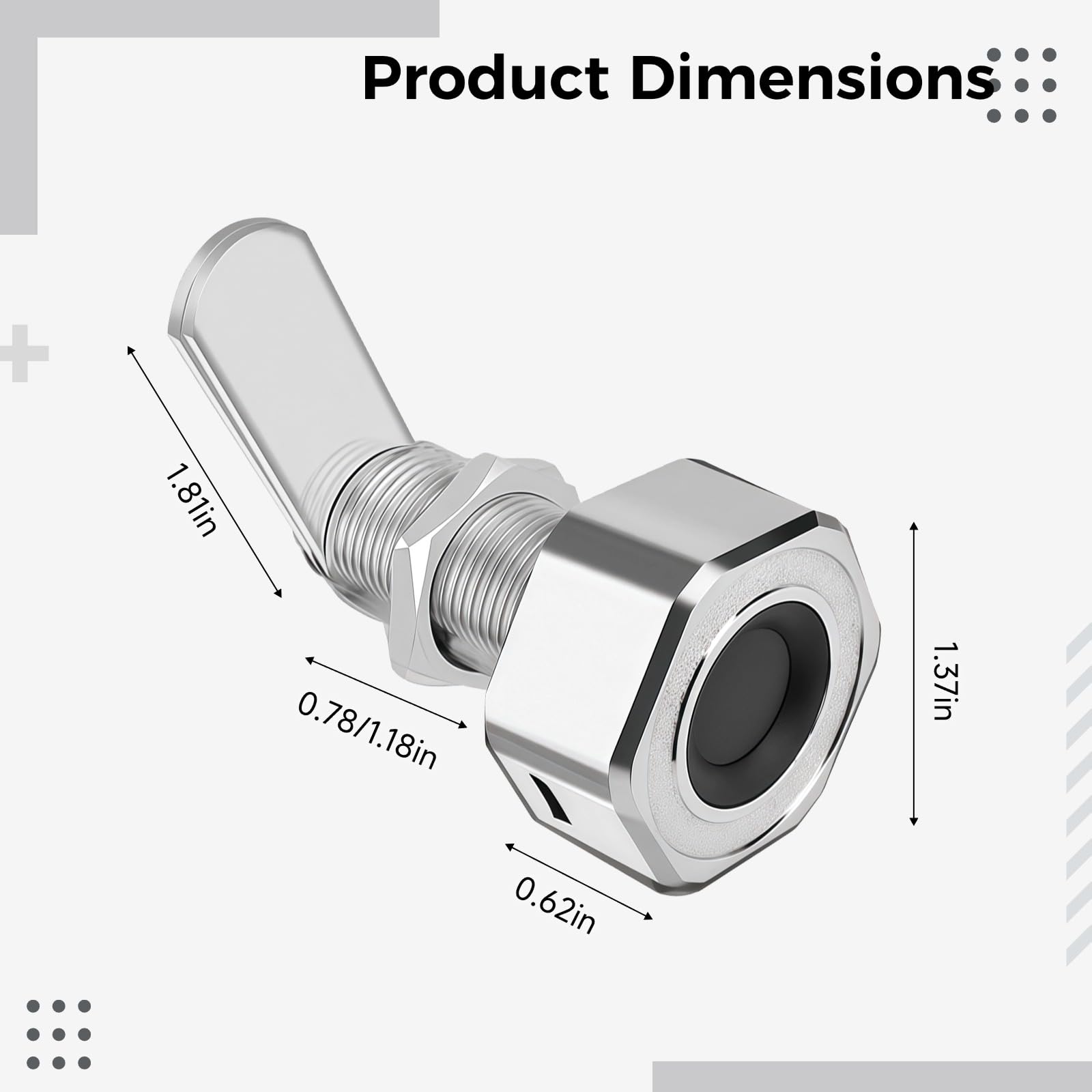 Cerradura de cajón de huellas dactilares, cerradura inteligente para gabinete con cerradura de muebles sin llave, cerradura de aplicación inalámbrica, cuerpo de aleación de zinc, recargable por USB