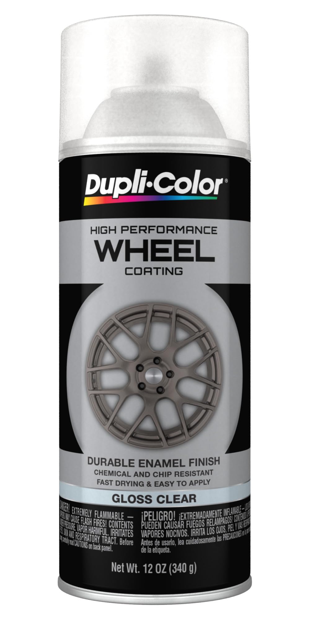 Dupli-Color Wheel Paint, Gloss, Clear, 12 oz