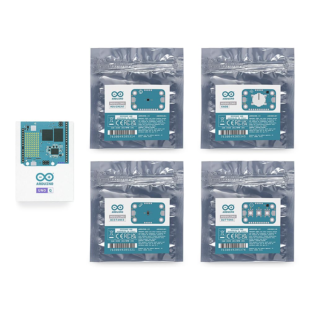 Arduino UNO Q DIY Synth Bundle - Bauen Sie Ihren eigenen modularen Synthesizer mit Pure Data
