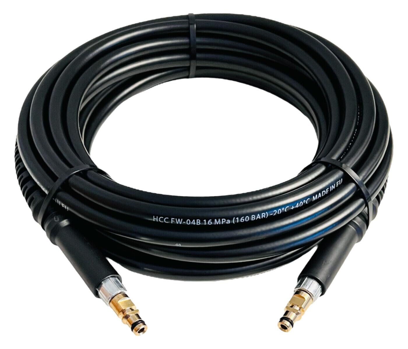 Wąż wysokociśnieniowy do myjki wysokociśnieniowej Kärcher K2 K3 K4 K5 K6 K7 Home & Garden serii od roku produkcji 2008 z systemem wtykowym Click Quick Connect, jak 2.641-721.0 dwustronne przyłącze Quick Click (25 metrów)