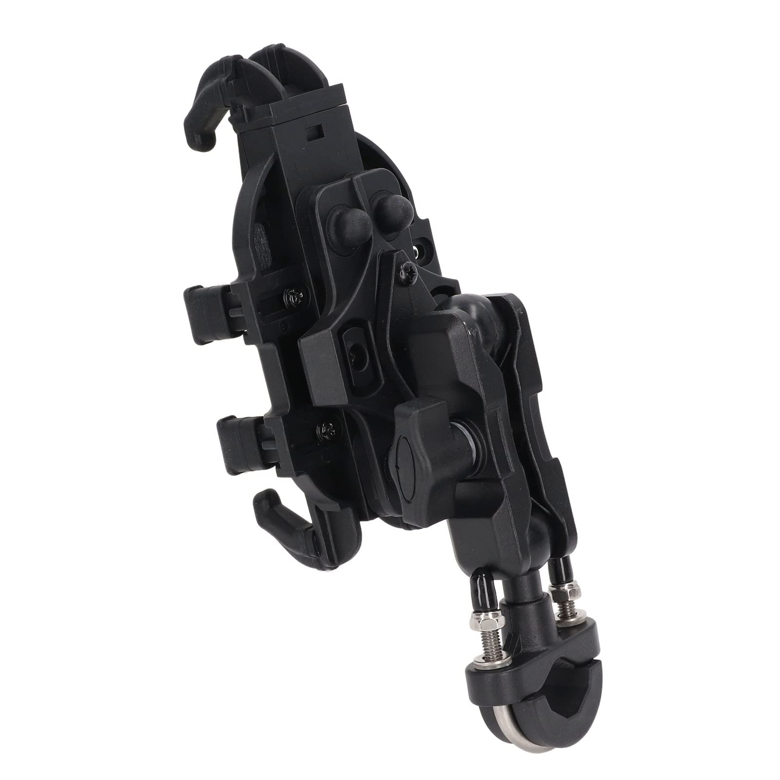 Soporte para teléfono móvil para bicicleta en forma de U Aleación de aluminio a prueba de golpes Soporte universal ajustable para manillar para ciclismo Moto Accesorios para