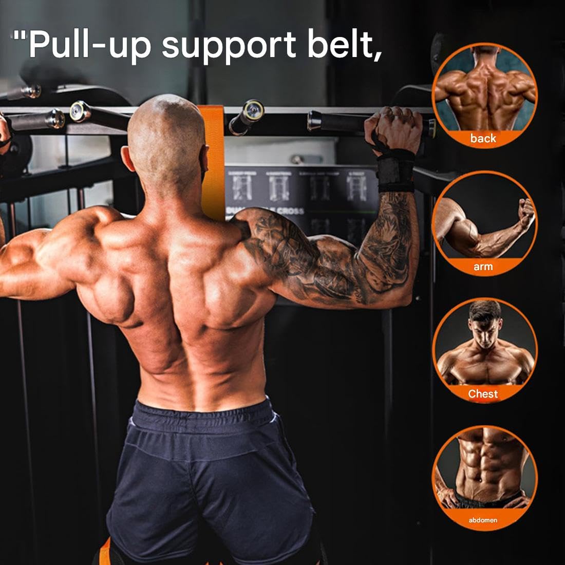 Steadilty - Fasce per trazioni, resistenti, per allenamento di resistenza, regolabili, per allenamento a casa, palestra, fitness
