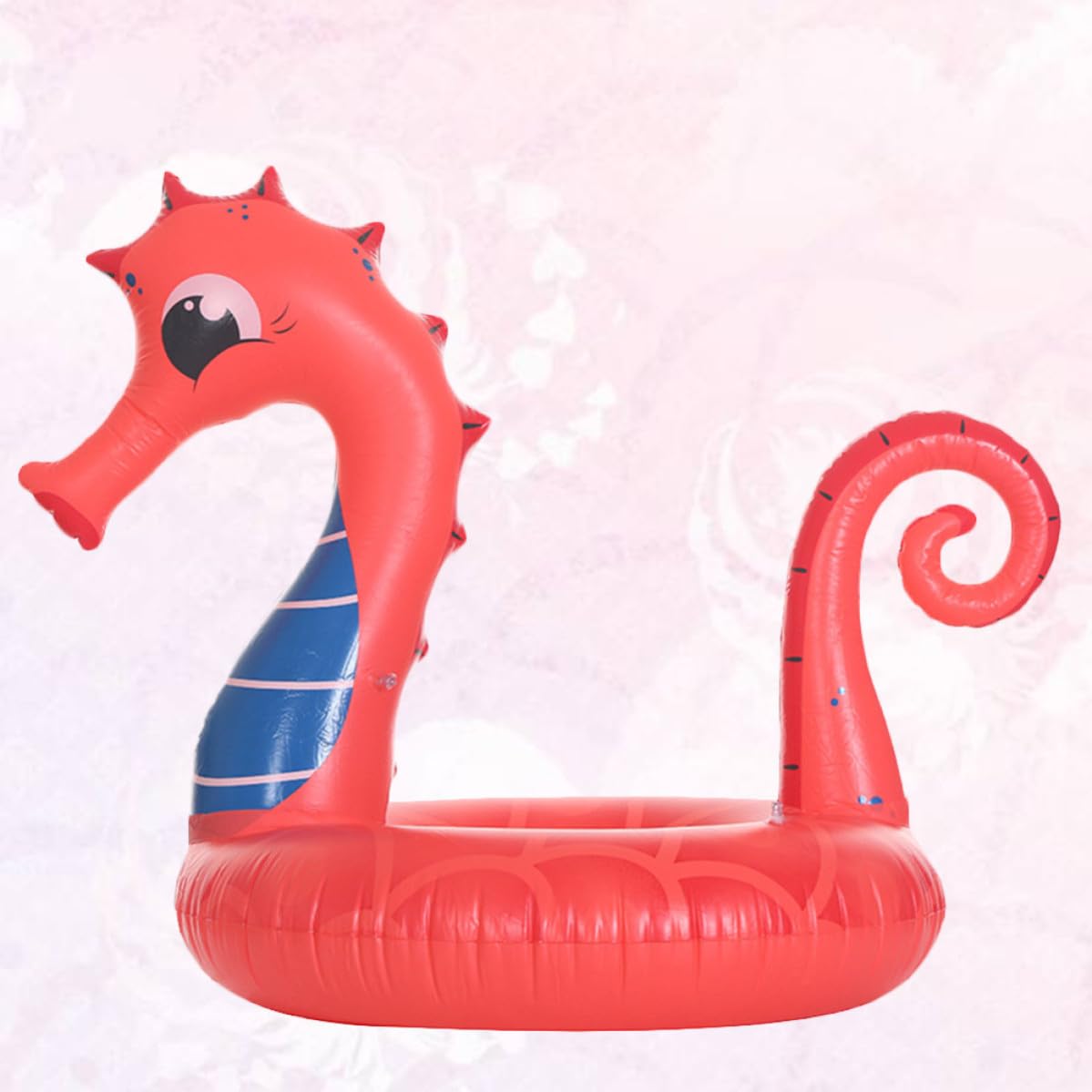 Bouée Gonflable pour Adulte en PVC, Fête Estivale, Rouge