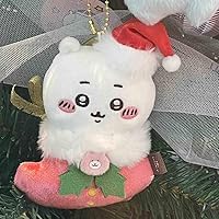 ちいかわ うさぎ クリスマス マスコットキーホルダー ちいかわ クリスマスだよ！ぷちミニマスコット うさぎ 未開封品