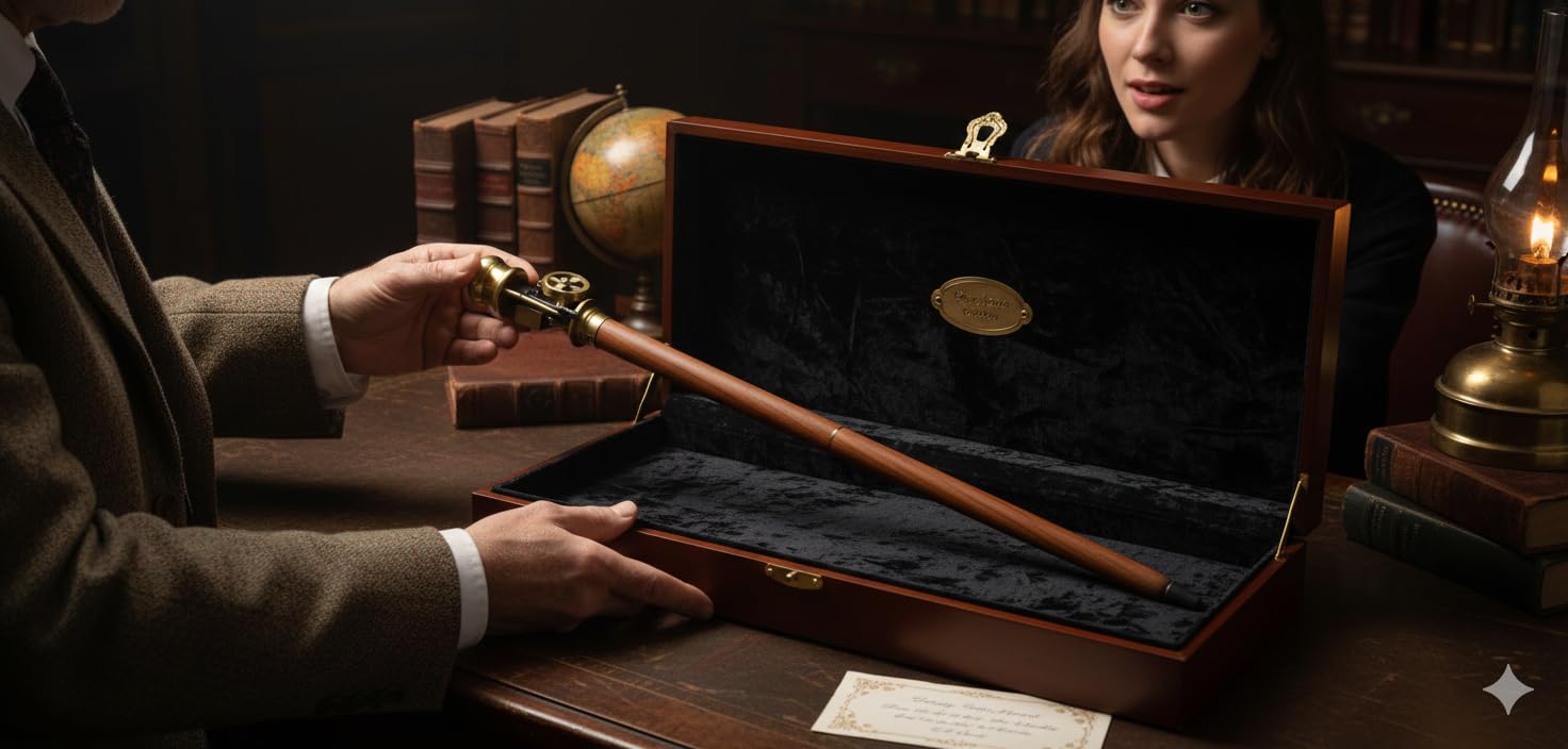 Bastón de motor de vapor para hombres y mujeres con bastón steampunk
