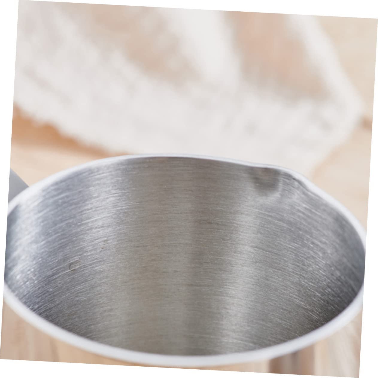 COLLBATH Stainless Steel Kettle Butter Warmer Pot Butter Melting Pot Coffee Saucepan Cheese Fountain Pot Coffee Warmer Pot Coffee Pot Turkish Coffee Warmer Coffee Kettle Cheese Pot