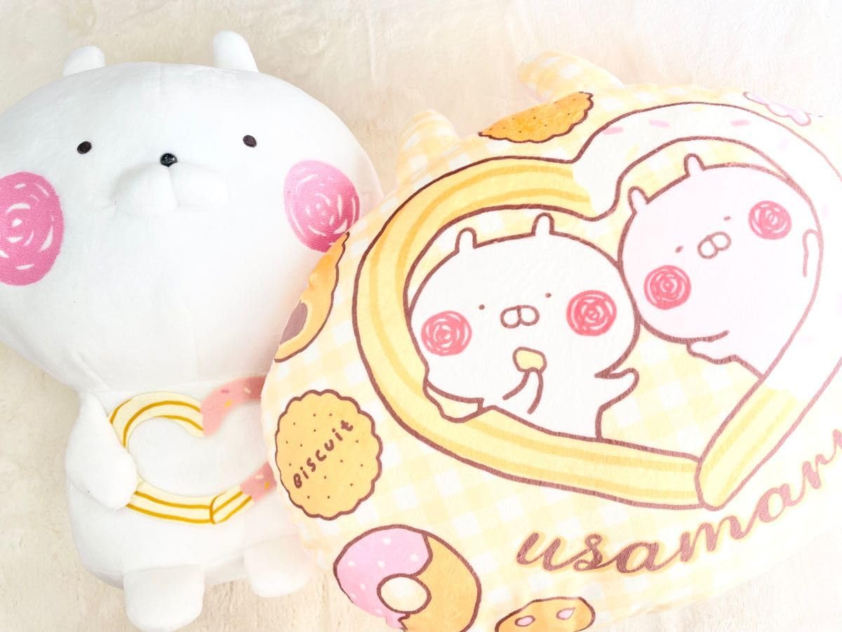 Amazon.co.jp: ラウンドワン限定 うさまる ぬいぐるみ クッション