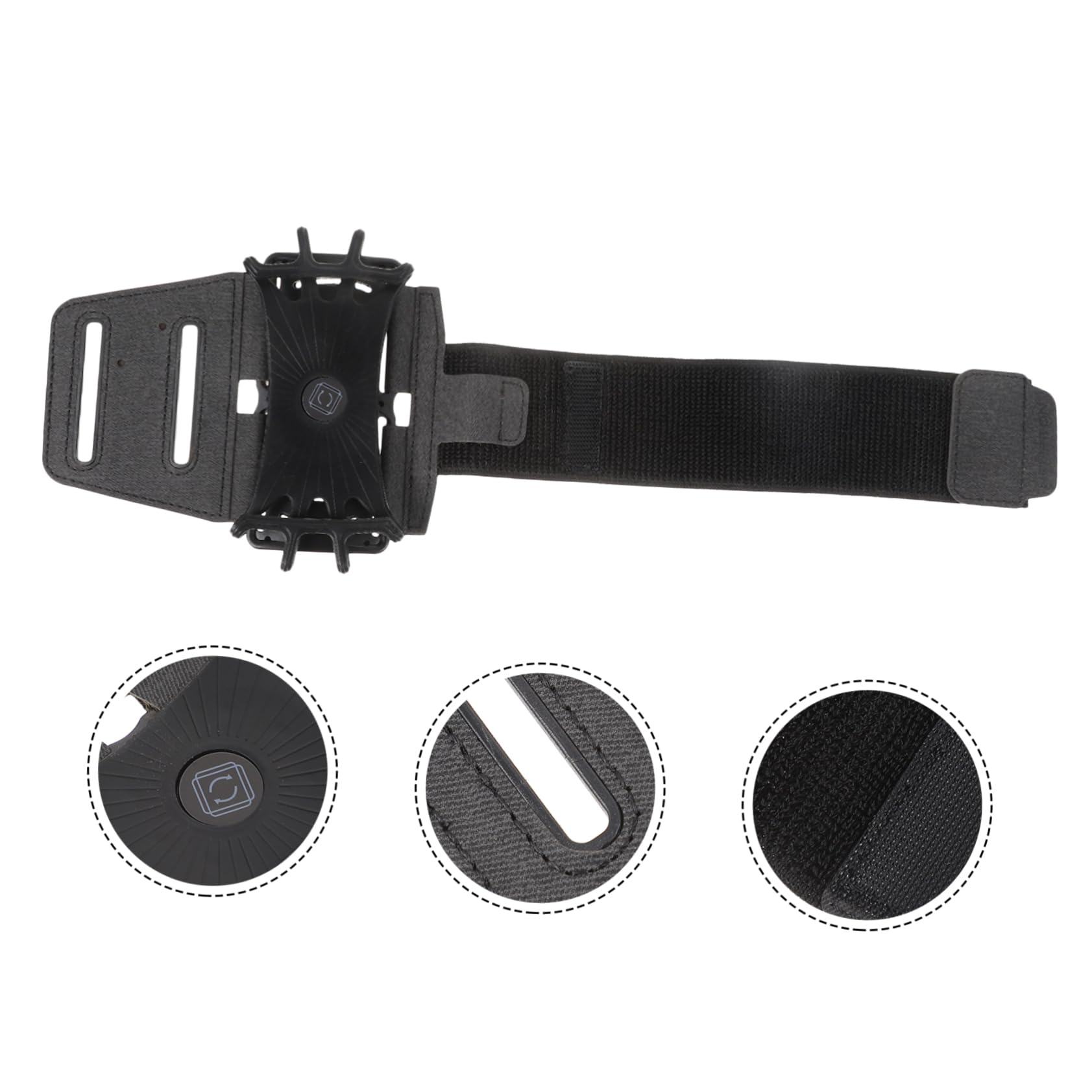 jojofuny 3pezzi Phone Arm Band Supporto Mobile Per Sport All Aria Aperta Compatibile Con Cellulari e Smartphone Per Corsa e Ciclismo