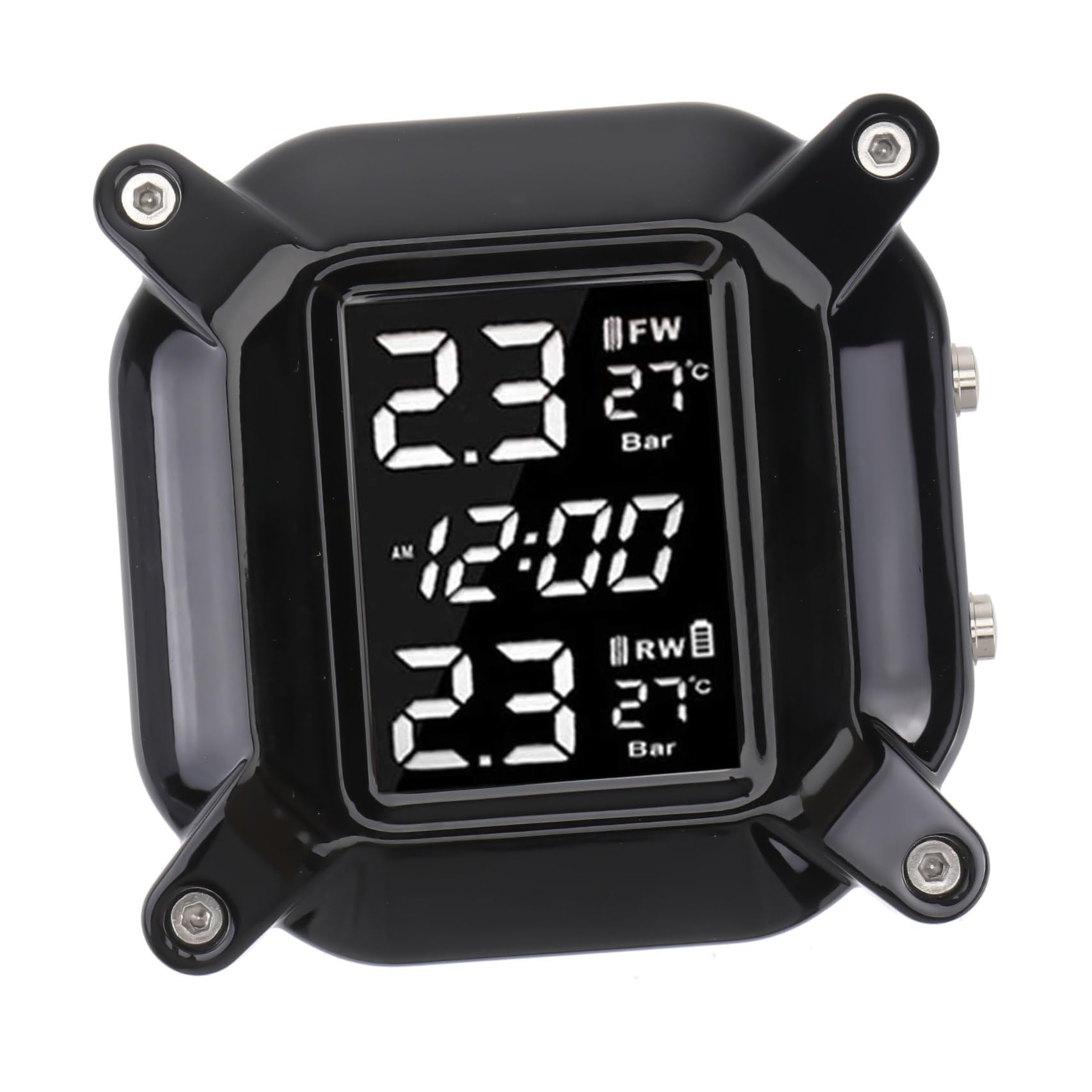 Monitor de Presión de Neumáticos and Material Plástico para Coche Sensor de Alta Precisión y Material Plástico, Dispositivo Profesional para Control en Real