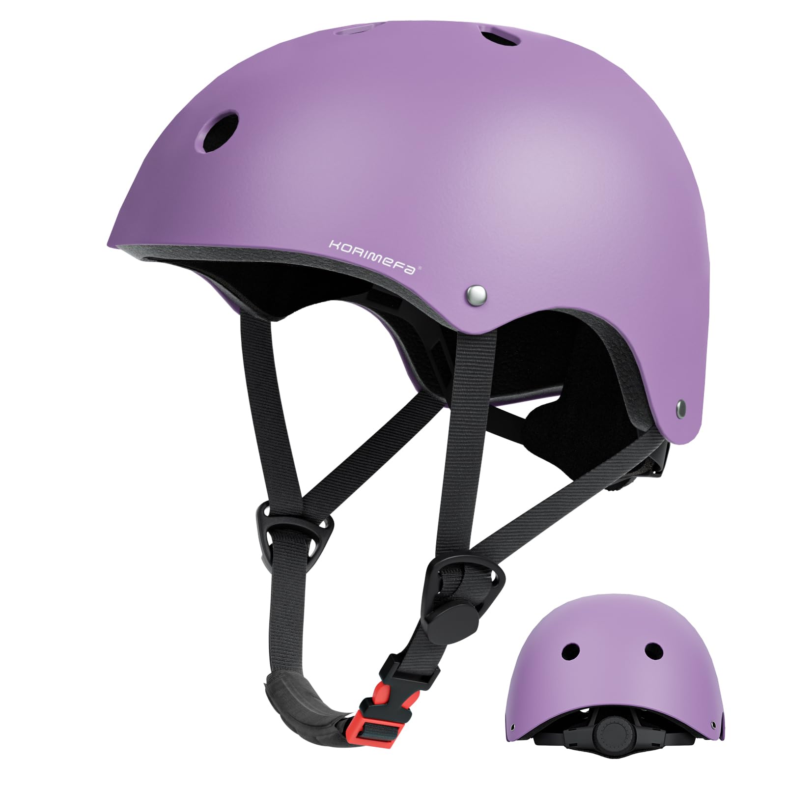 KORIMEFA Toddler Kids Helmet for Bike Scooter Skateboard Roller BMX Bicycle 2-13 Years Boy Girl, Impact-Resistant/Lightweight/Breathable/Adjustable, 46-58cm — image 1