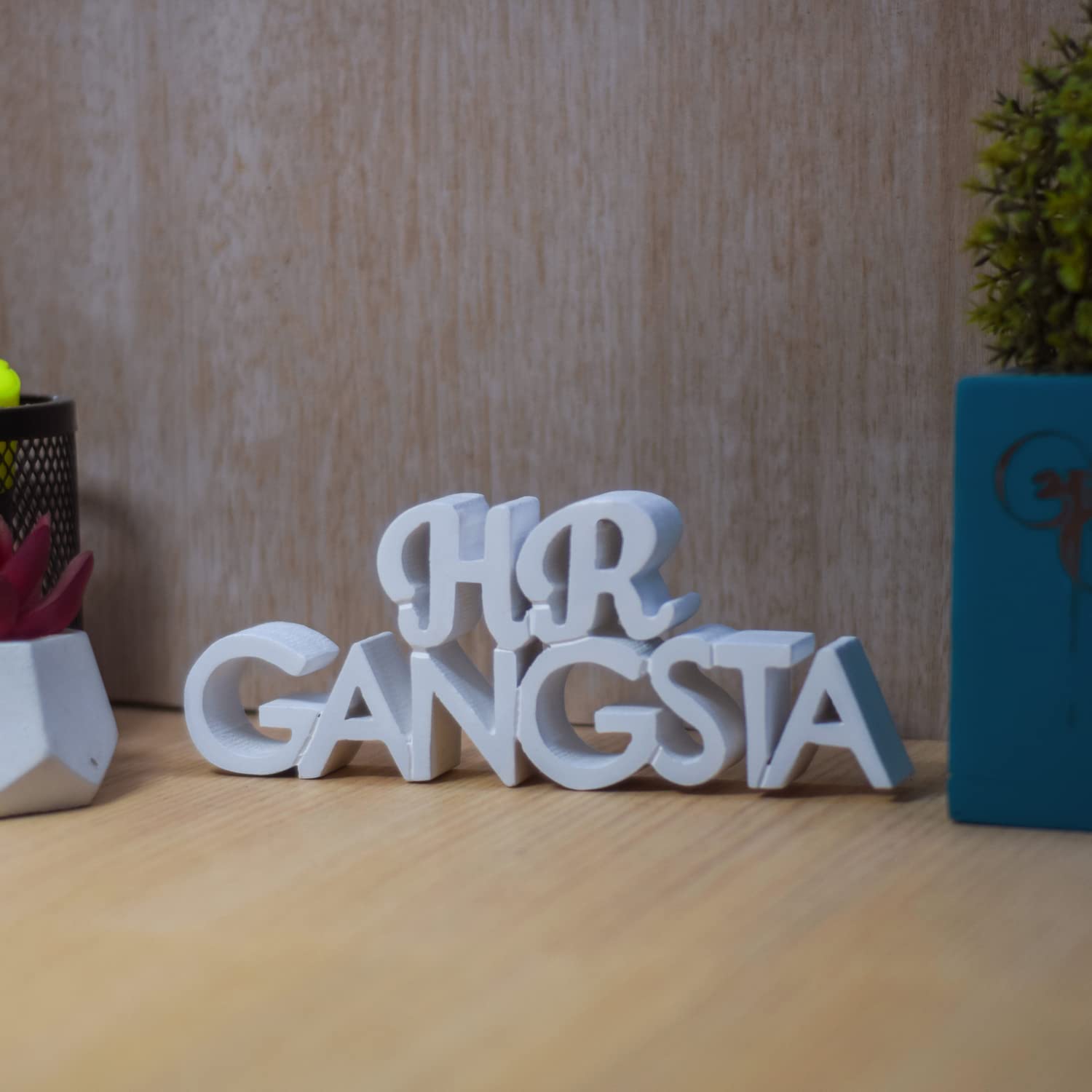 Buy NUKKAD TALES HR Gangsta White Office Decor Showpiece Office