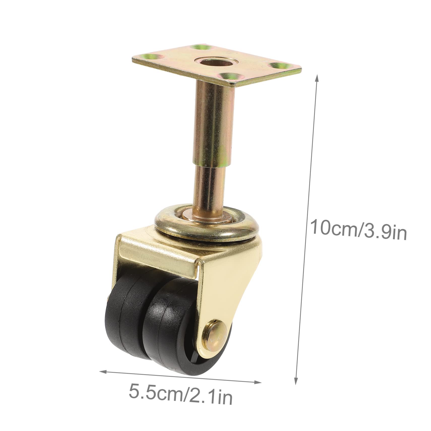COSMEVIVI Nice Replacement Casters for Piano Double Wheel Casters Heavy Duty and Easy to Install