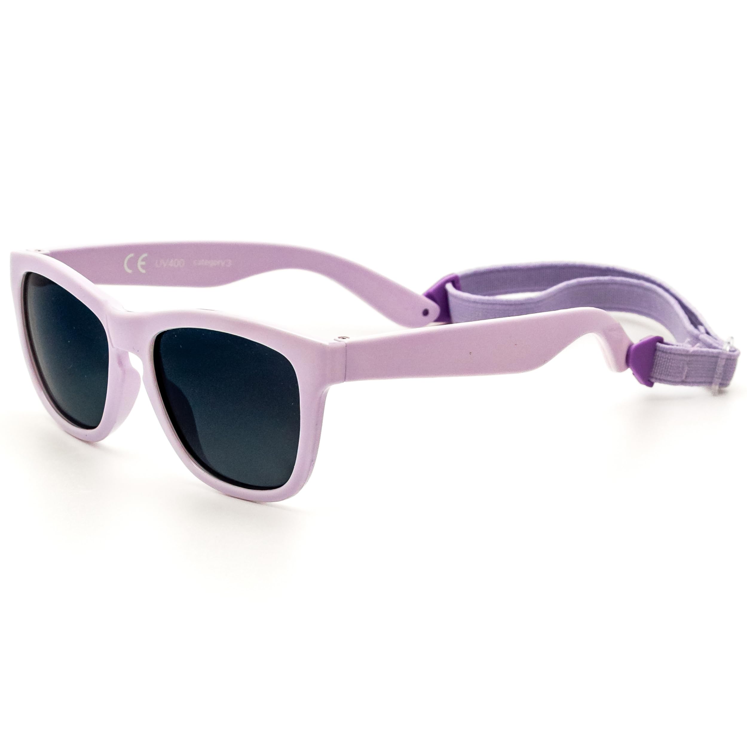 Kiddus Gafas de Sol Infantiles, gafas niña niño 2-6 años. Protección UV400. Correa ajustable.