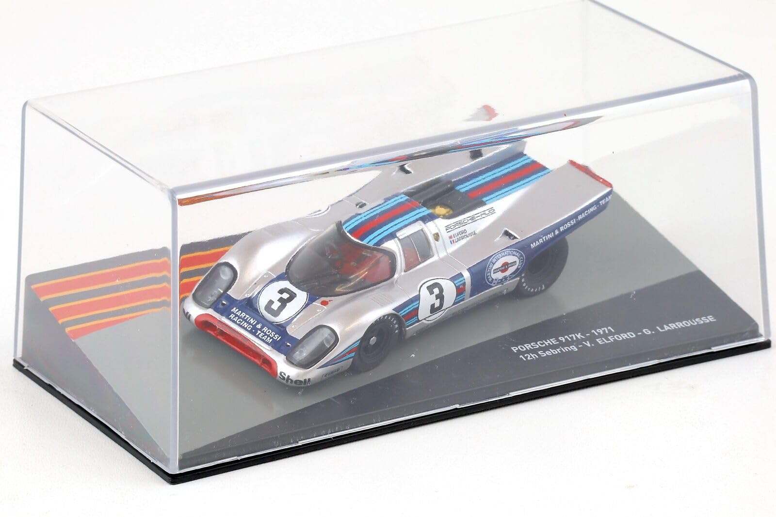 OPO 10 Maqueta de Coche a Escala 1:43 Compatible con Porsche 917K 12h Sebring 1971 - PRC03