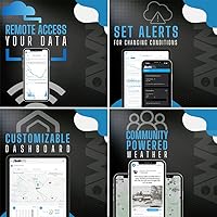 Vista 7 de Ambient Weather Paquete de piscina WS-2000 - Estación meteorológica inteligente para la piscina con monitoreo remoto WiFi y alertas