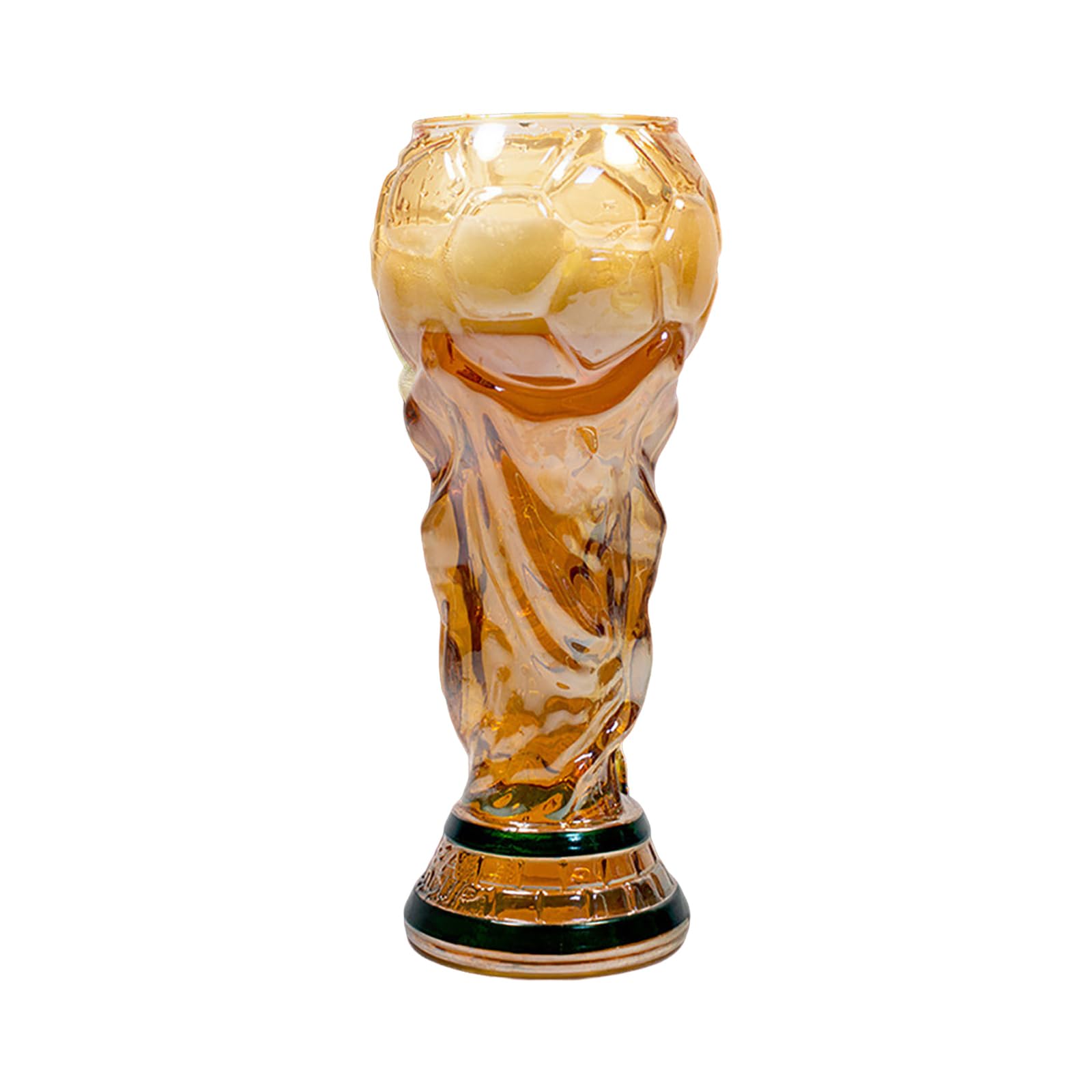 Trophy Style 600ML Beer Glass for 2026 Football Championship, Soccer Tournament Pint Glass, Large Beer Mug with Football Bottle Opener for Party & Gift for Father Men Soccer Fans (J 500ml)