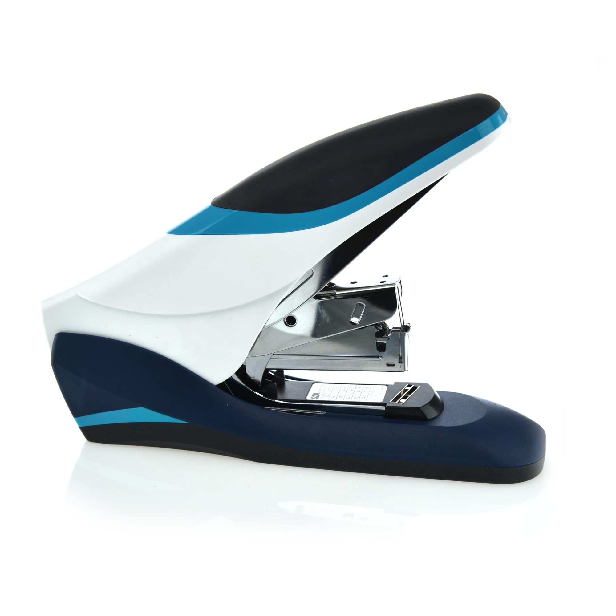 Grapadora de Gruesos LIGHT FORCE con Cuerpo Metálico - Ergonómica y de Gran Capacidad - Grapa Hasta 110 Hojas, 60% Menos Esfuerzo - Calidad SDI - Grapado Cerrado - by Office Box