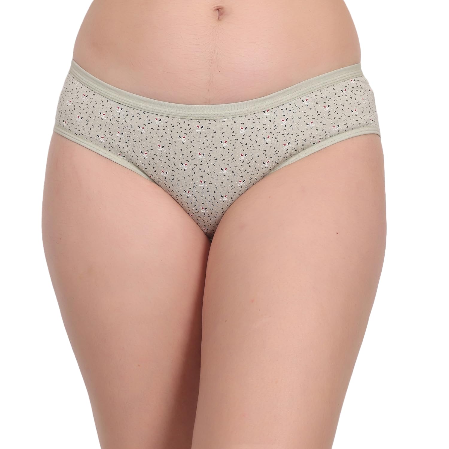 ritupal collection - identify your look, define your style Women's Cotton Bikini Panty – Printed Mid-Rise Underwear, Soft & Breathable Everyday Fit-picture-21