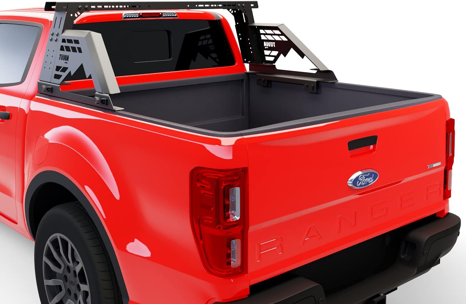 Buy TUWA Pro Height Adjustable Chase Rack for Mid Size Truck, Carbon