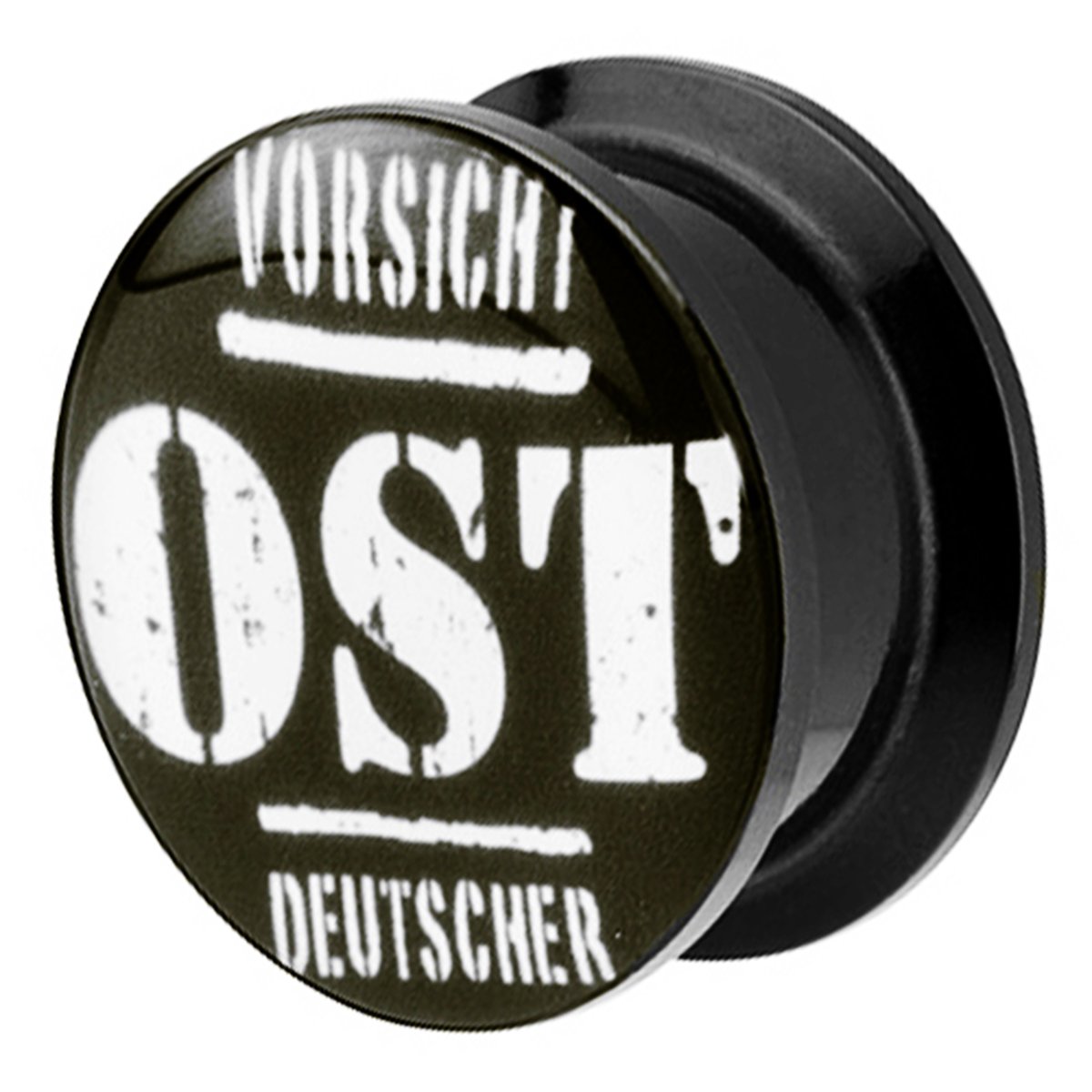 Piersando Ohr Tunnel Mit Fragezeichen - Kunststoff Dehner 6-25mm