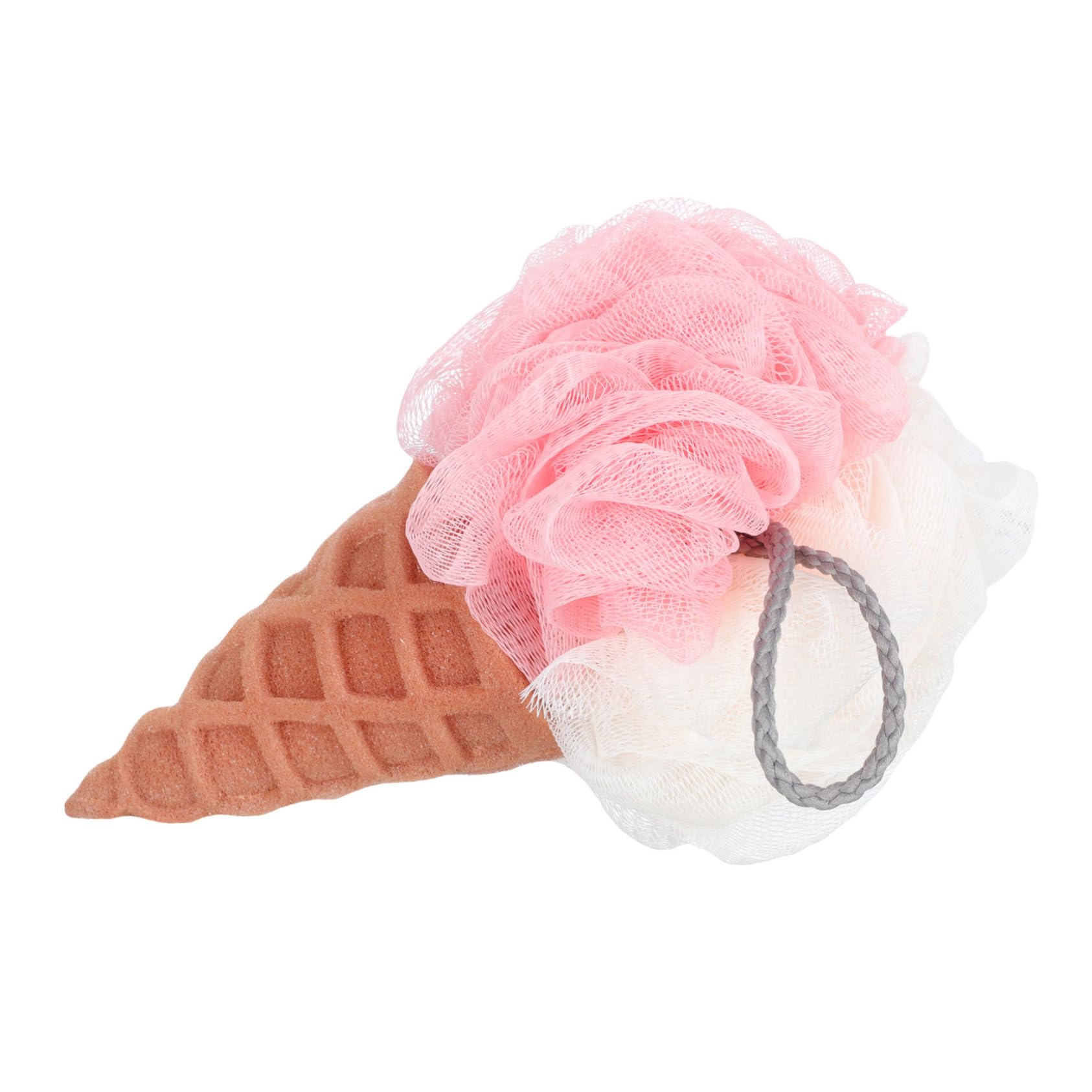 Didiseaon 1Pc Durable Exfoliating Shower Ball Soft Dual Color Bathing Sponge for Body Scrubbing Skin Friendly Material for Daily Use and Relaxing Showers