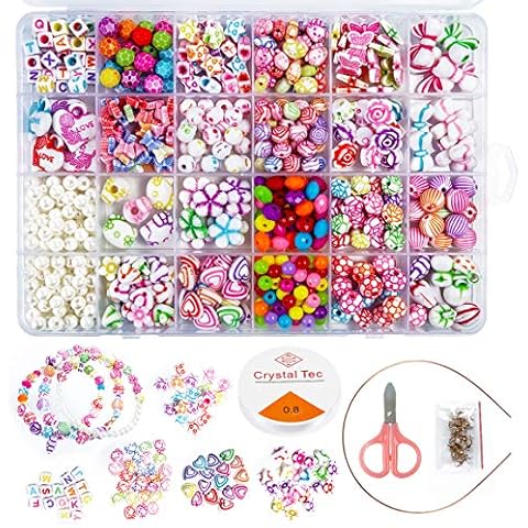 Highttoy 550+ Pcs Colourful Bracelet Making Kit Cover