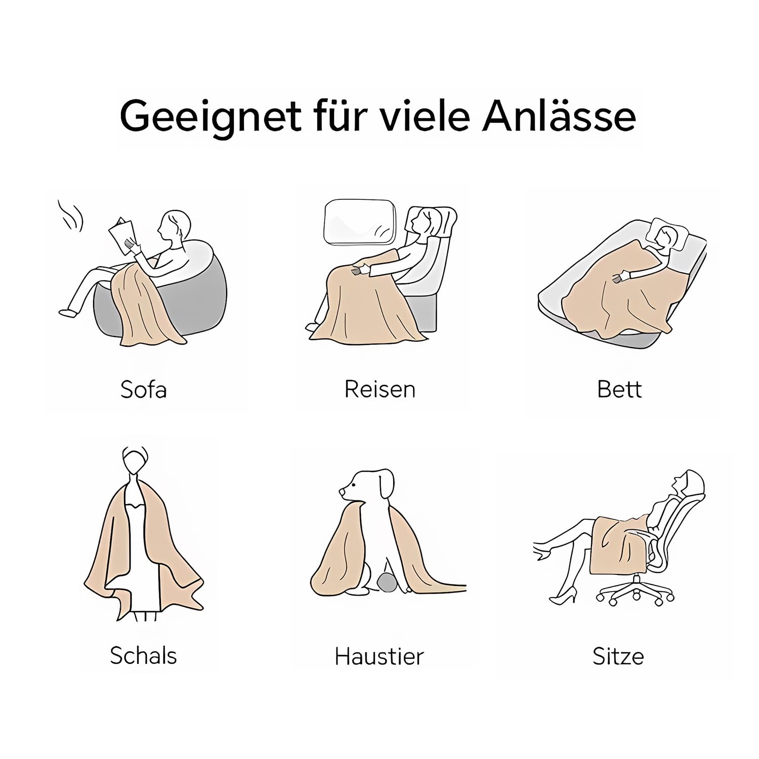 Luowei Komfort Decke 150 x 200 cm Satin Khaki Kühlende Verpackte Sommer Satin Decke Luxus Atmungsaktive Leicht zu tragen für Schlafsofa Haustier und Outdoor-Reisen