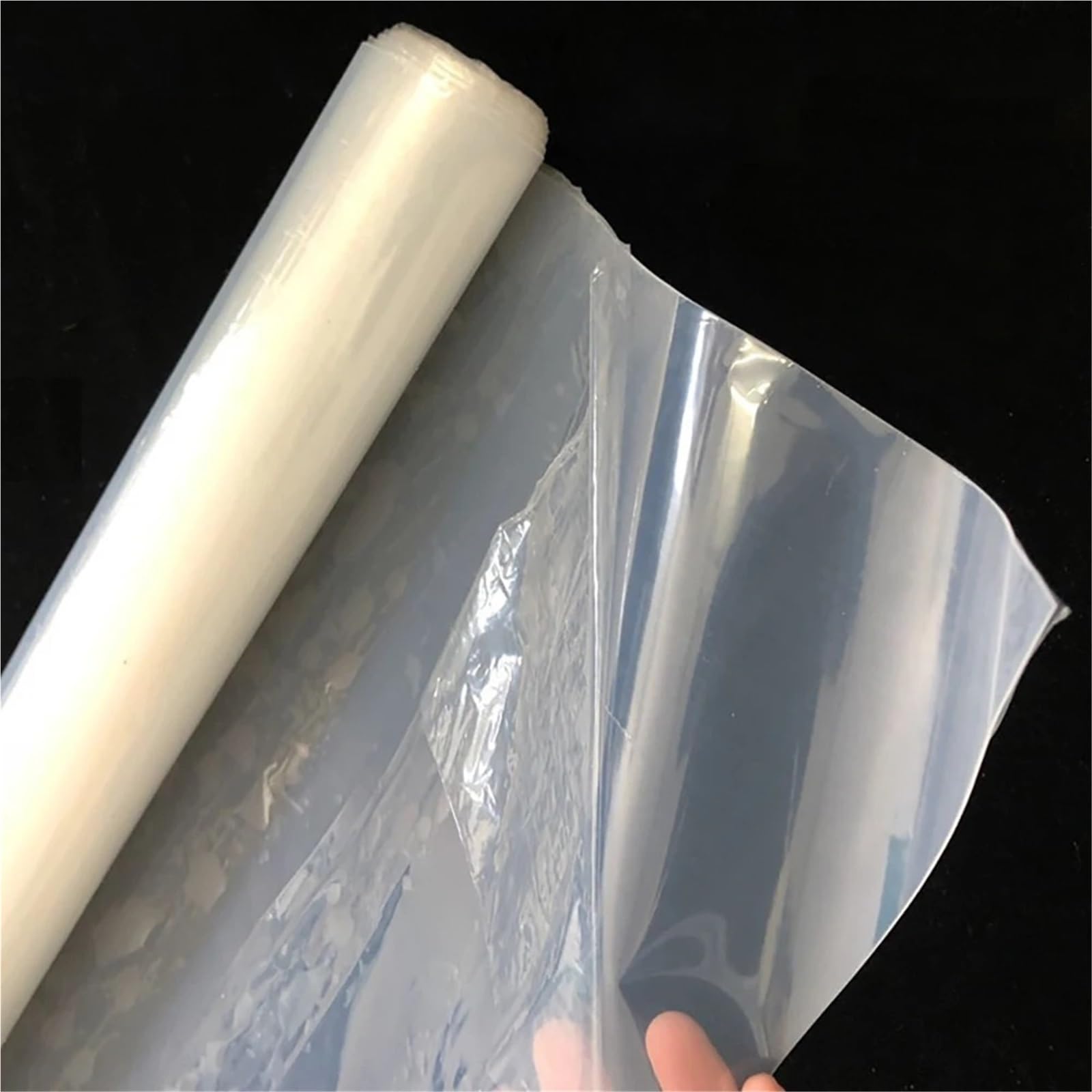 Hoja de caucho de silicona translúcida, 500 mm x 1 m, material de junta delgada, 0,1-1,5 mm, 1 unidad(500mmx1mx1mm)