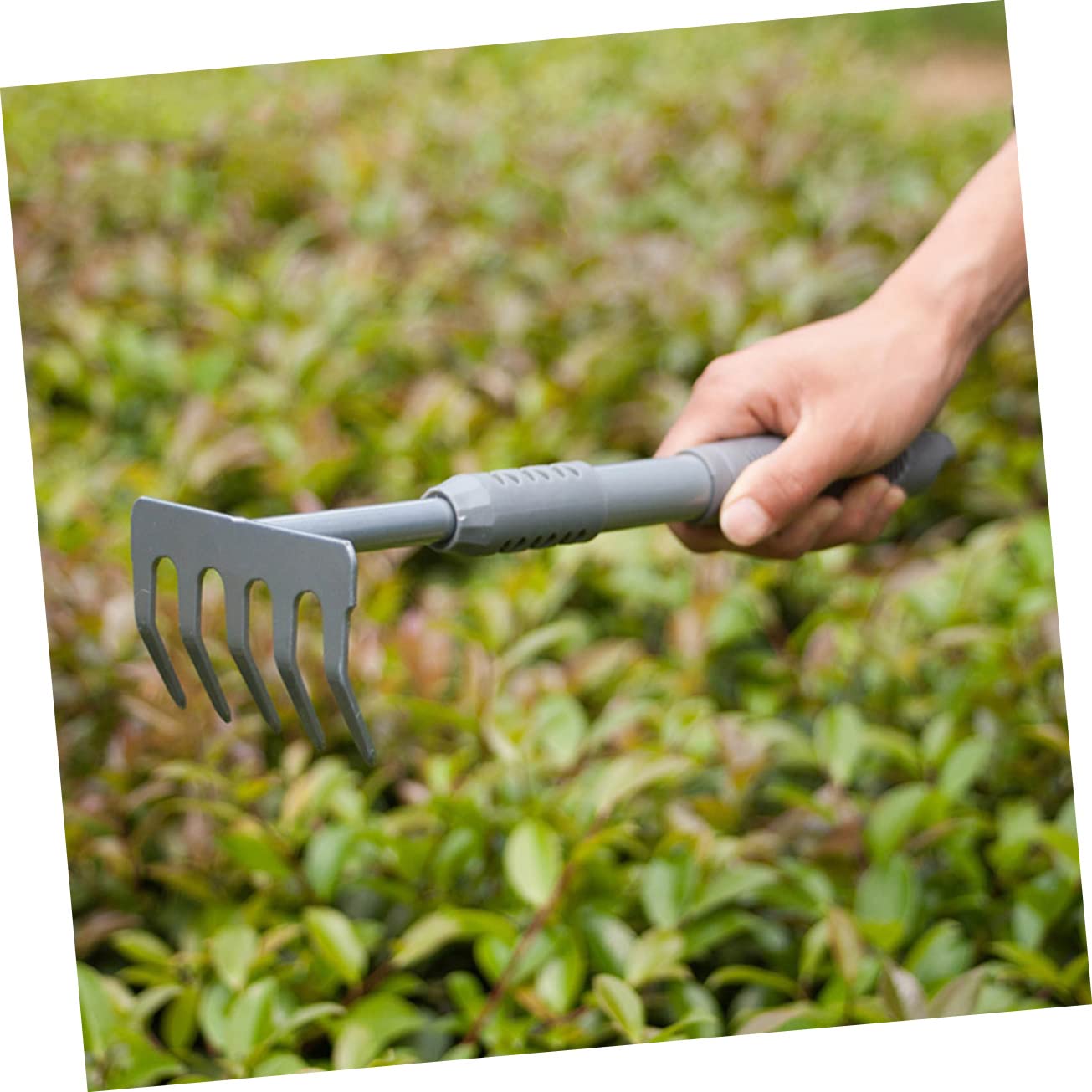 TOYANDONA Kit de Jardinage 3 Pièces Outils pour Creuser Le Sol, Pelle à Transplanter en Acier, Manche PVC, pour Semis et Repiquage