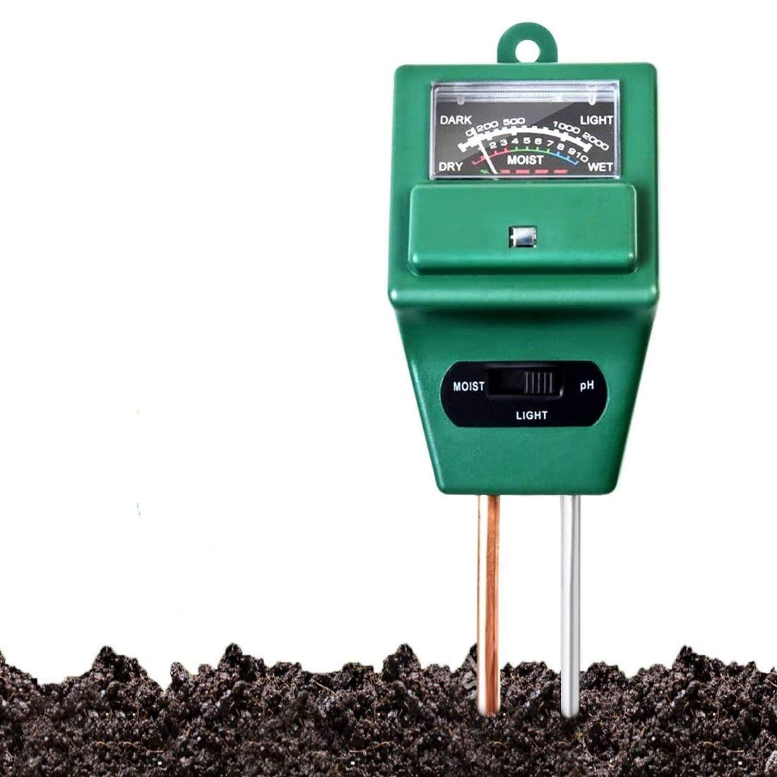 VIRZA TRADE 3 in 1 Soil Testers 3-in-1 Water Moisture Hydroponic Solar Care Plants Soil Sensor Ph Meter for Soil Testing Digital PH Acidity, Moisture Machine, Sunlight Intensity (B08LC53XTM) Amazon Price History, Amazon Price Tracker