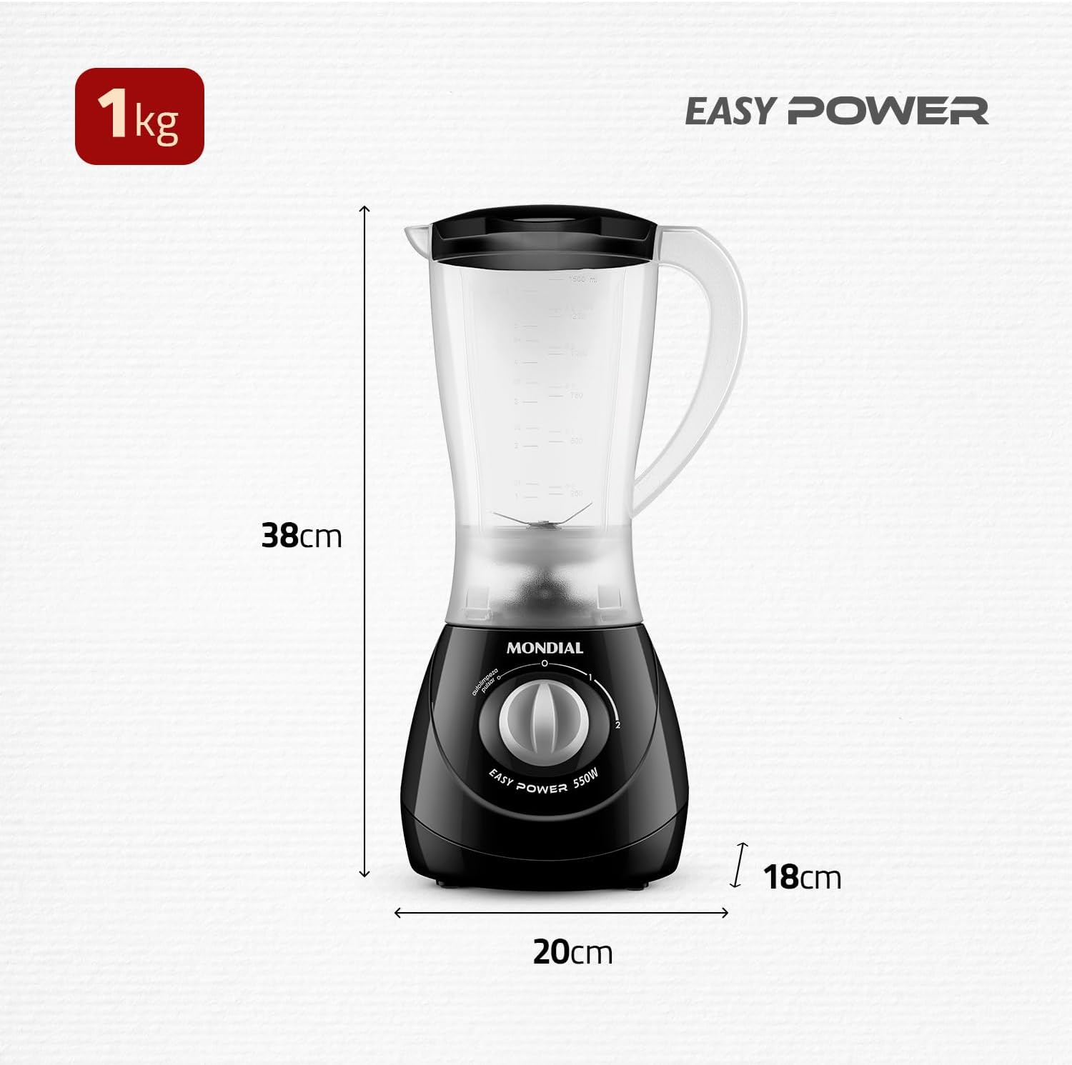 Liquidificador Mondial Power Easy L550 110v 