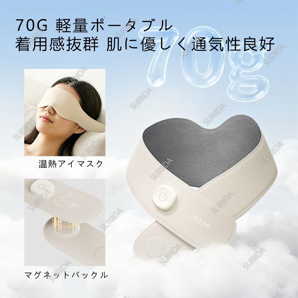 Amazon.co.jp: ZHENMI充電式首と目用温めマフラー USB-C充電&3段階温調