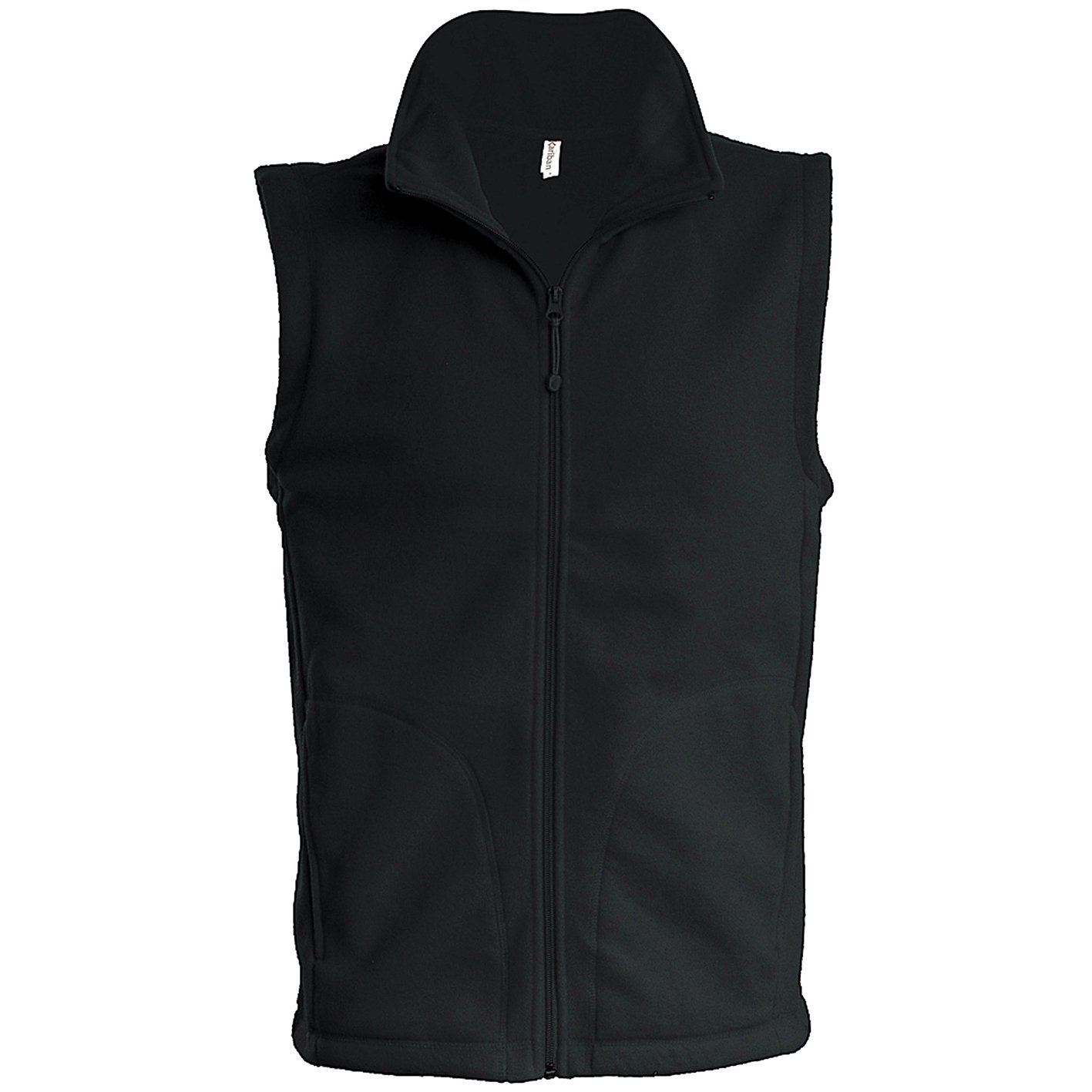 Kariban Mens Luca Fleece Gilet Jacket (XL) (Black)