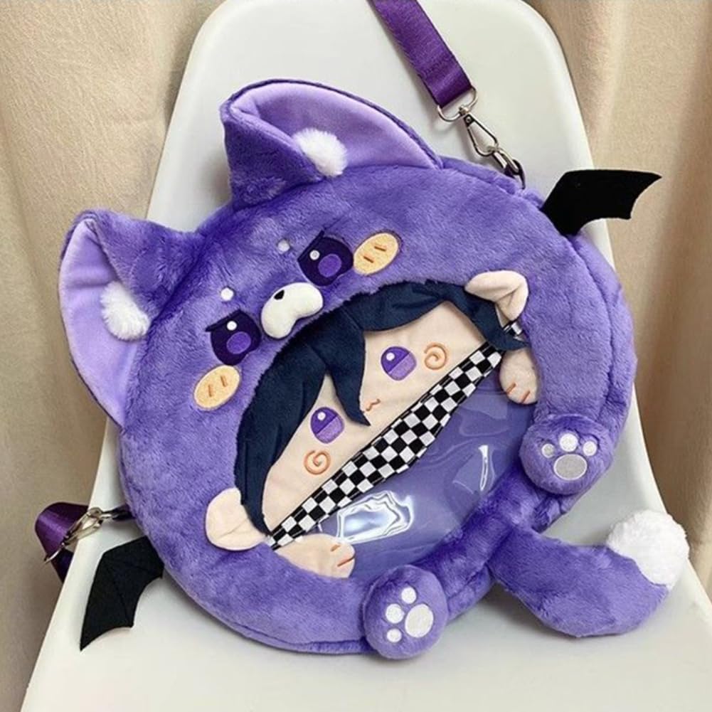 DEXSHUN Nanami Chiaki Plush plecak Anime Cute Plush Tornister szkolny Anime, urządzenia peryferyjne, prezent do szkoły, na podróż, do cosplay