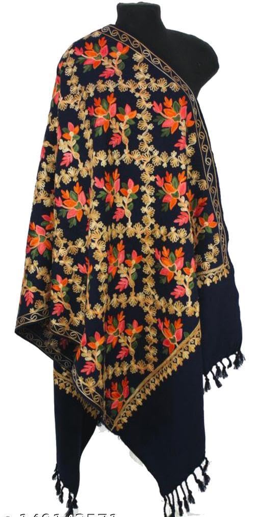 WOMEN SHAWLS, WOMEN STOLES,SHAWLS FOR WOMEN, SHAWLS,STOLES, EMBROIDERY SHAWL FOR WOMEN,EMBROID AMR-P026-image-34