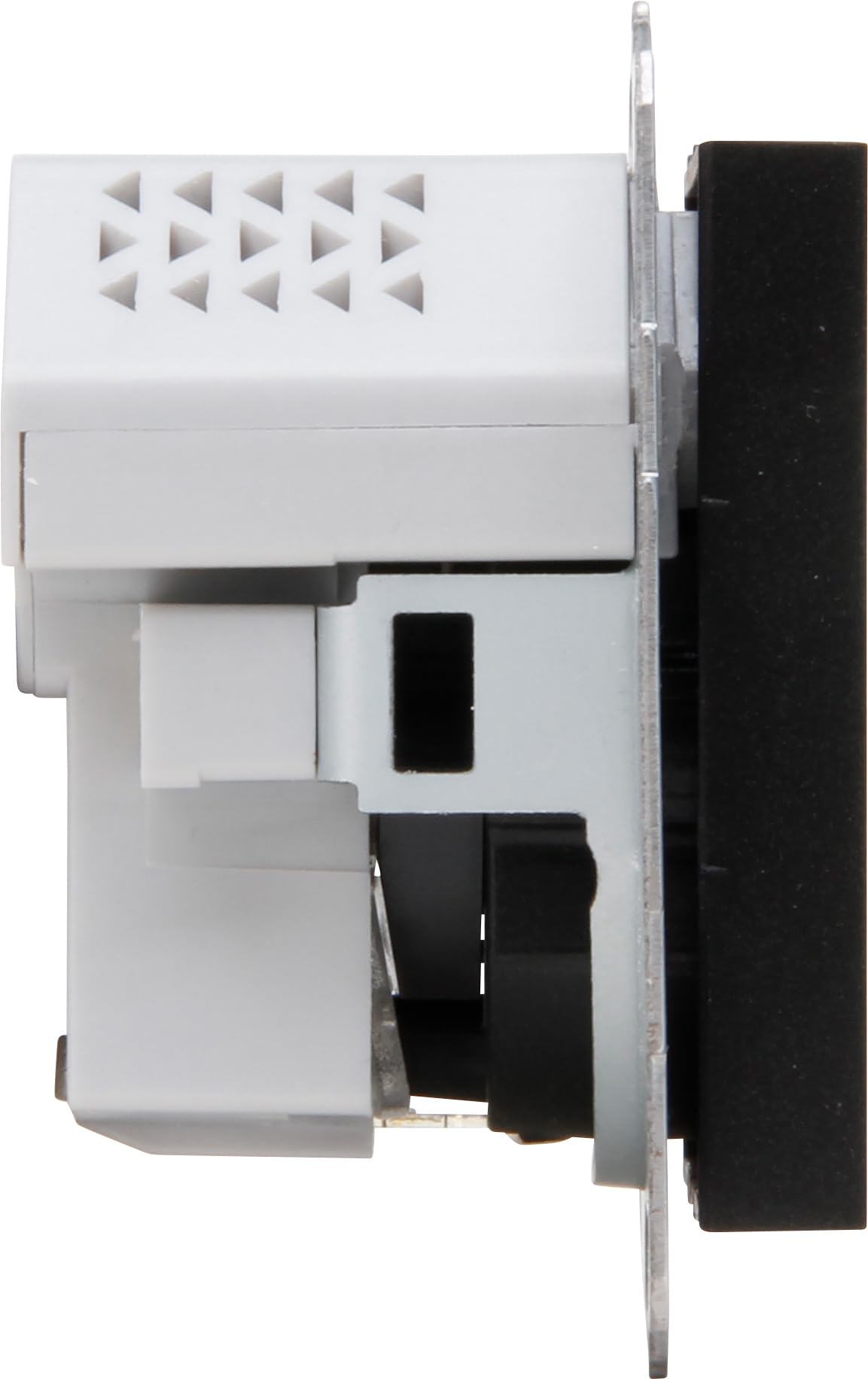 Kopp HK07 - Unterputz-Schutzkontakt Steckdose, USB A/C, Ausgangsstrom Ladebuchsen max. 3A, 5V, 55x55mm Abdeckungen,Nennstrom 16A, Bemessungsspannung 250V~, Farbe: schwarz matt